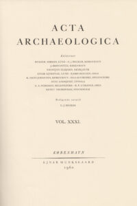 Acta Archaeologica Vol. XXXI fra 1960